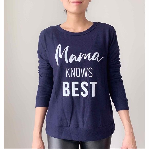 SOFT CREW NECK FLEECE SWEATER - MAMA KNOWS BEST - Picture 6 of 8